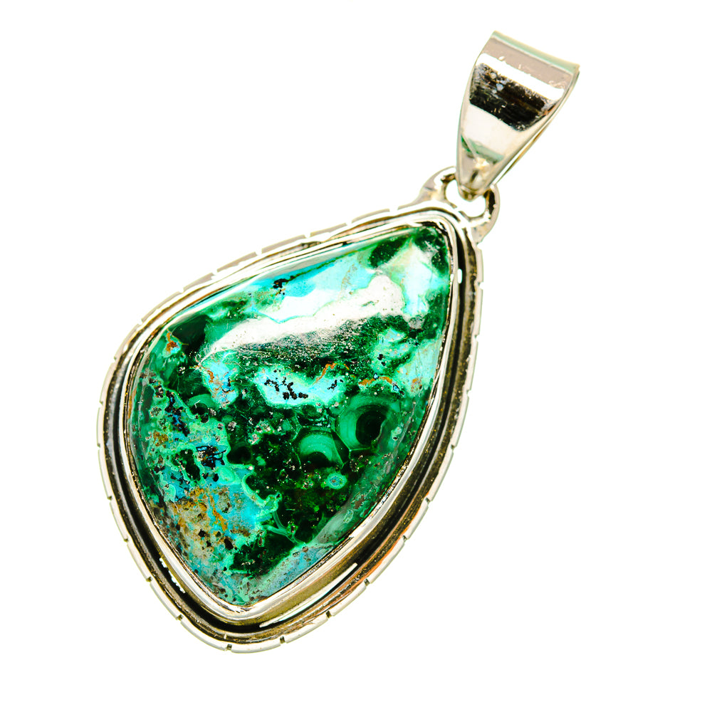 Chrysocolla Pendants handcrafted by Anasilvercos - PD4692