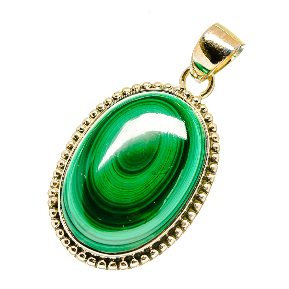 Malachite Pendants handcrafted by Anasilvercos - PD4695