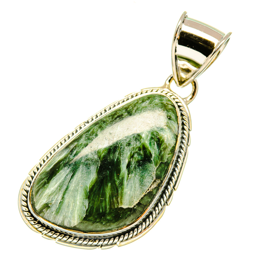Seraphinite Pendants handcrafted by Anasilvercos - PD4699