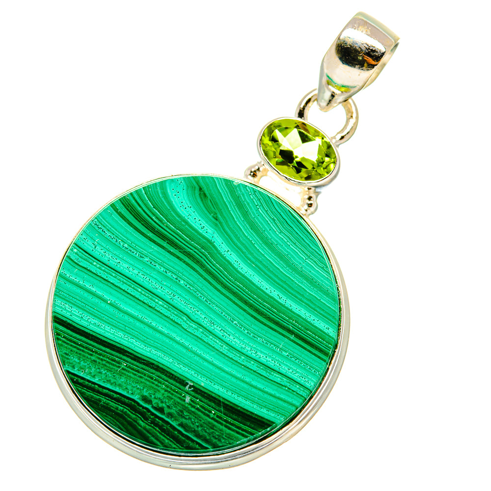 Malachite Pendants handcrafted by Anasilvercos - PD4705