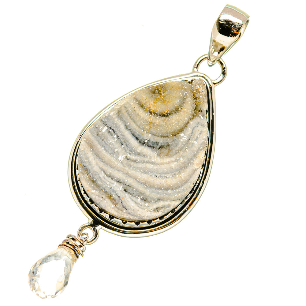 Desert Druzy Pendants handcrafted by Anasilvercos - PD4717