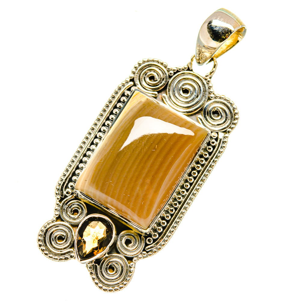 Willow Creek Jasper Pendants handcrafted by Anasilvercos - PD4736