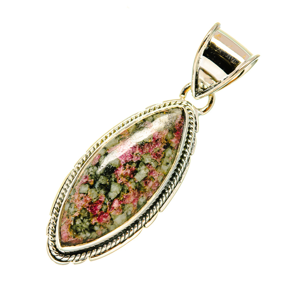 Russian Eudialyte Pendants handcrafted by Anasilvercos - PD4741