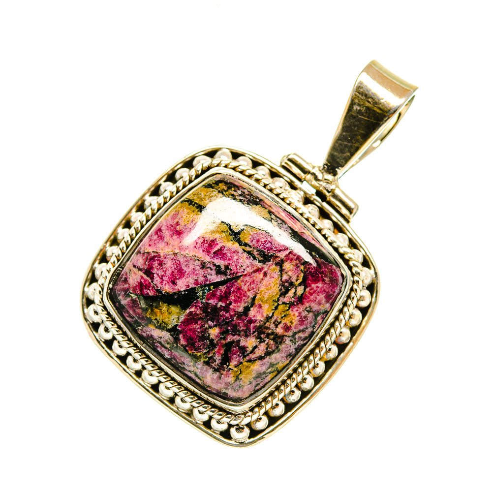 Russian Eudialyte Pendants handcrafted by Anasilvercos - PD4744