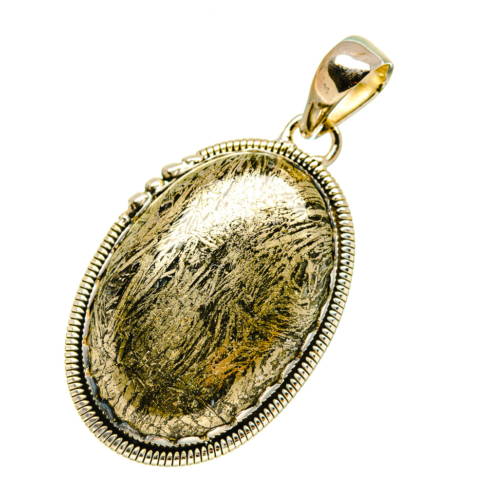 Pyrite Agate Pendants handcrafted by Anasilvercos - PD4746