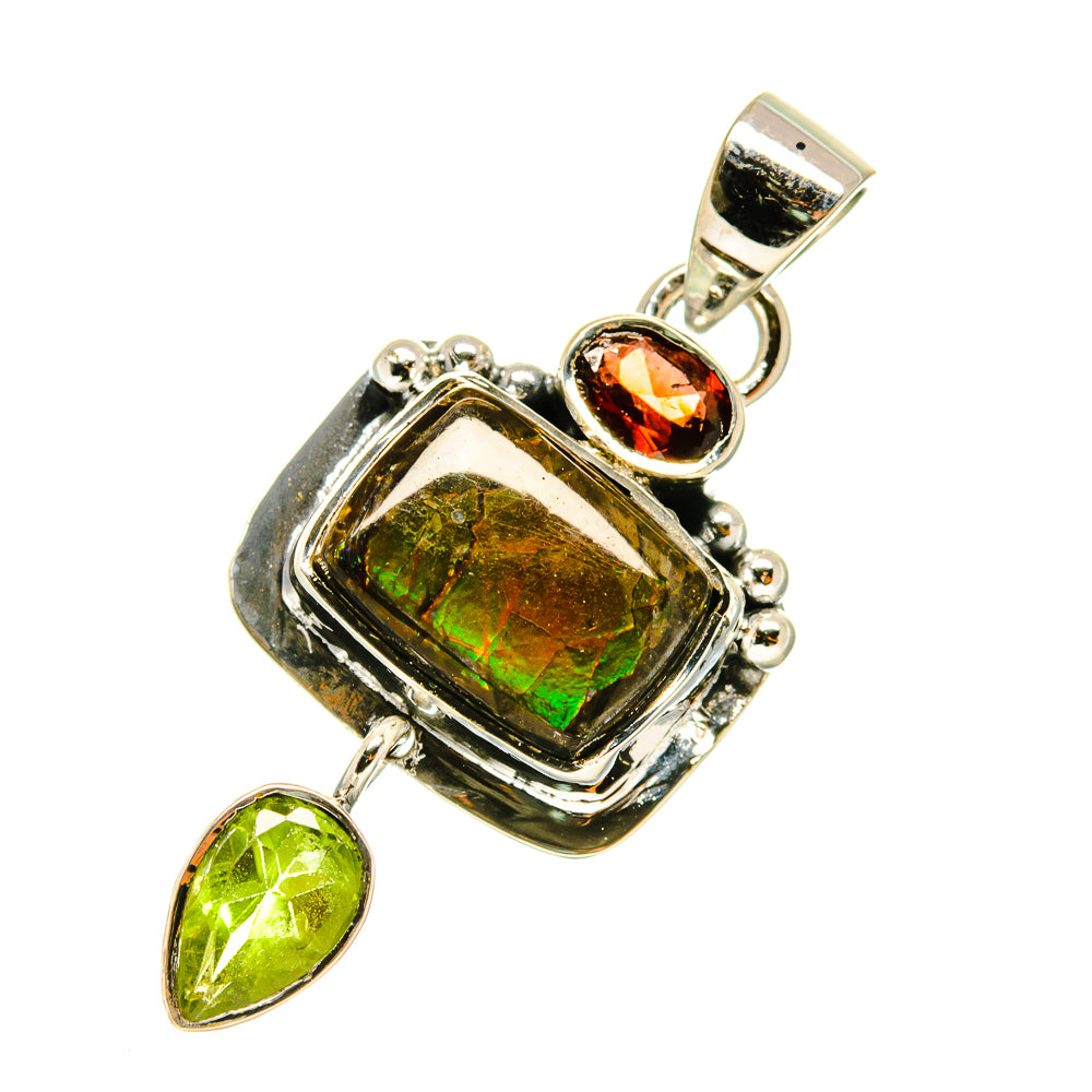Ammolite Pendants handcrafted by Anasilvercos - PD4749
