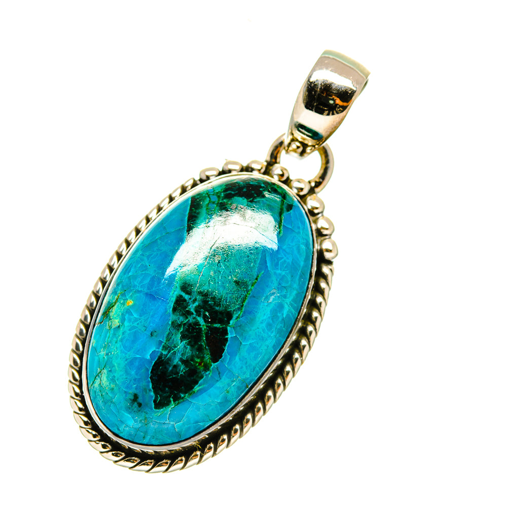 Chrysocolla Pendants handcrafted by Anasilvercos - PD4764
