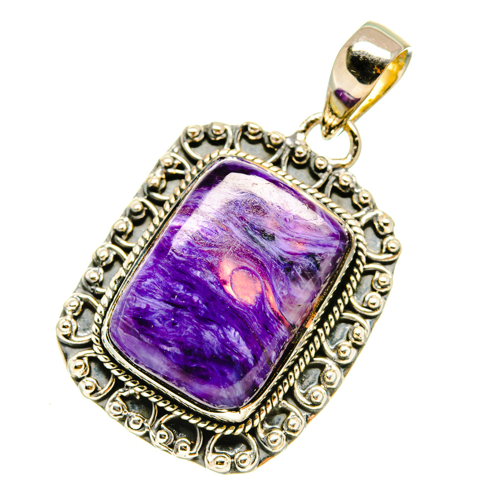 Charoite Pendants handcrafted by Anasilvercos - PD4774