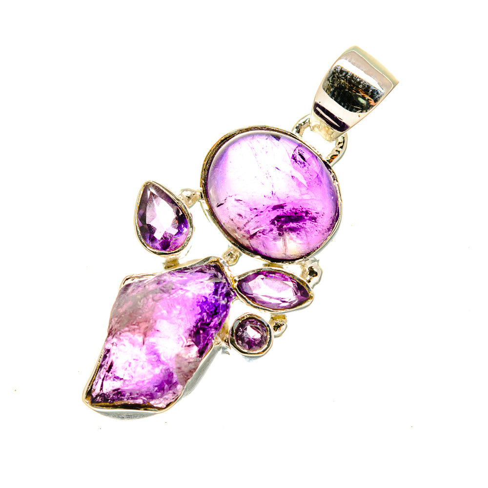 Amethyst Pendants handcrafted by Anasilvercos - PD4775