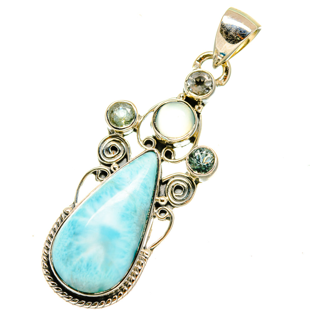 Larimar Pendants handcrafted by Anasilvercos - PD4777