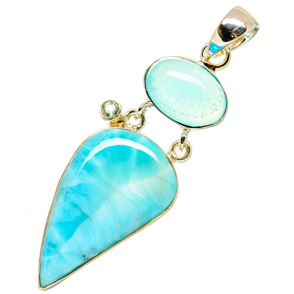 Larimar Pendants handcrafted by Anasilvercos - PD4780
