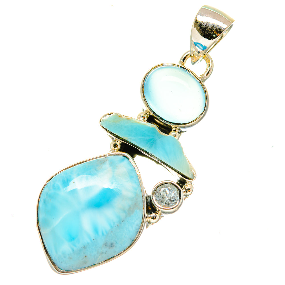 Larimar Pendants handcrafted by Anasilvercos - PD4785