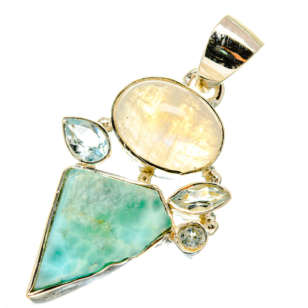 Larimar Pendants handcrafted by Anasilvercos - PD4786