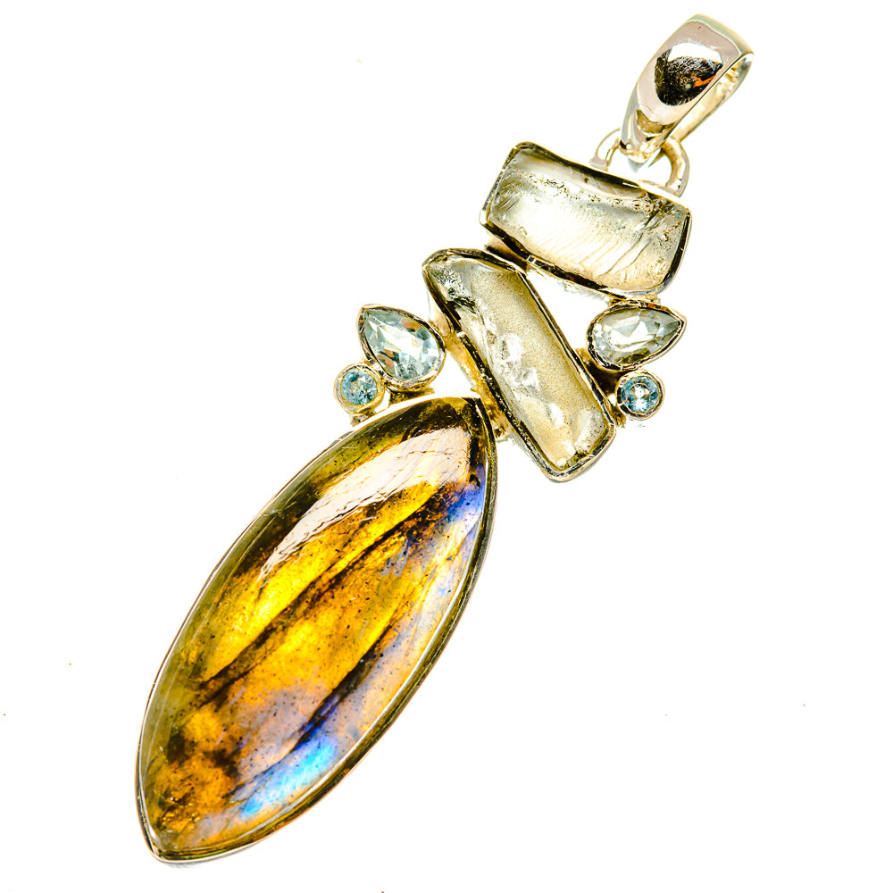 Labradorite Pendants handcrafted by Anasilvercos - PD4793