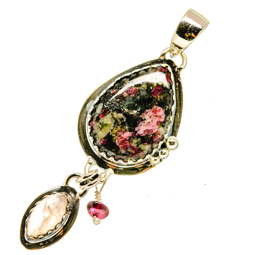 Russian Eudialyte Pendants handcrafted by Anasilvercos - PD4801