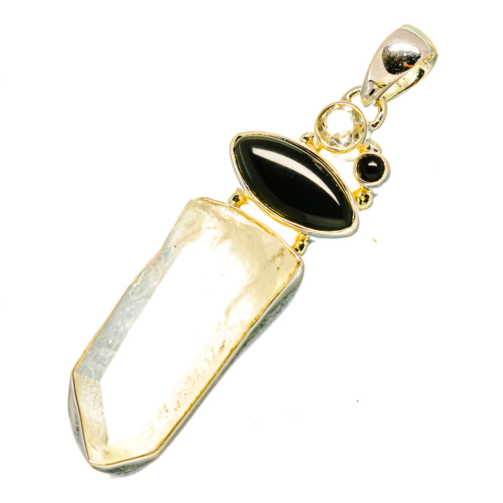 Rainbow Moonstone Pendants handcrafted by Anasilvercos - PD4804
