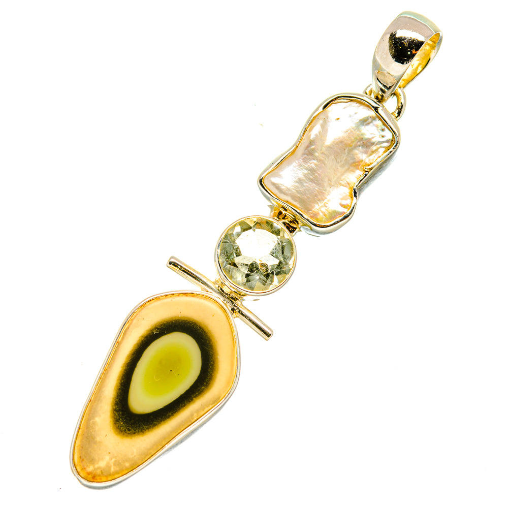 Willow Creek Jasper Pendants handcrafted by Anasilvercos - PD4810
