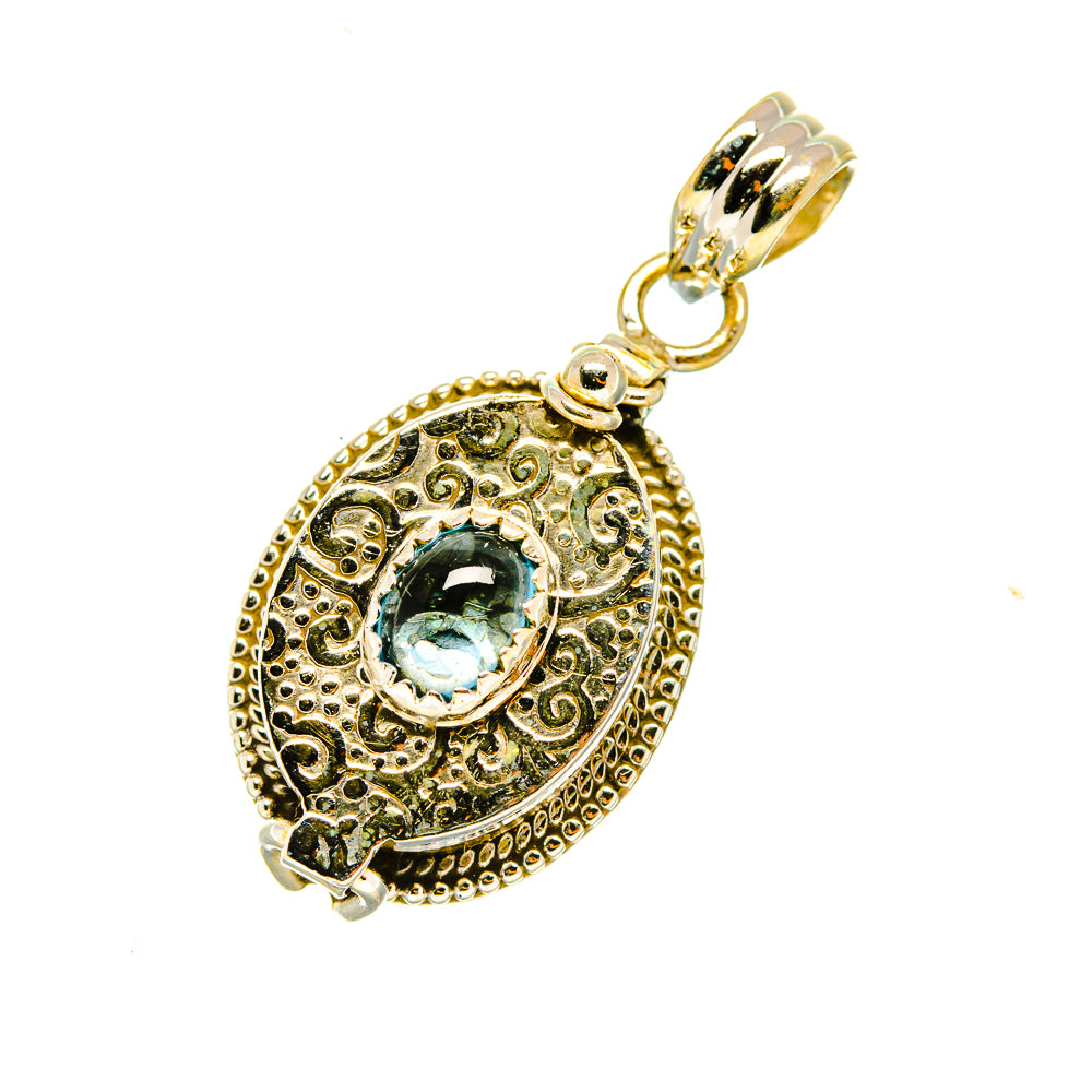 Aquamarine Pendants handcrafted by Anasilvercos - PD4828