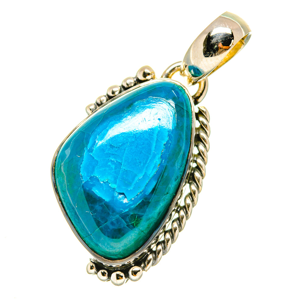 Chrysocolla Pendants handcrafted by Anasilvercos - PD4846
