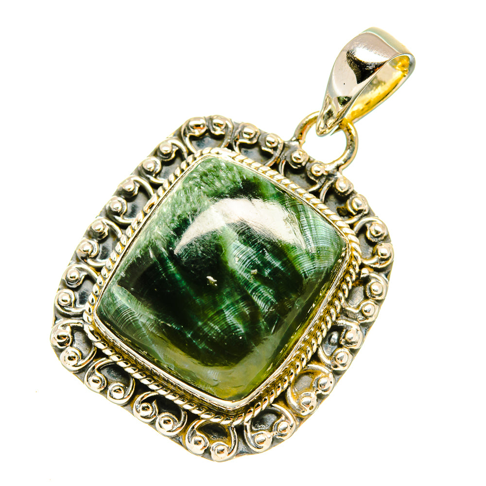 Seraphinite Pendants handcrafted by Anasilvercos - PD4850