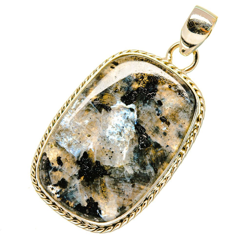 Gabbro Stone Pendants handcrafted by Anasilvercos - PD4851