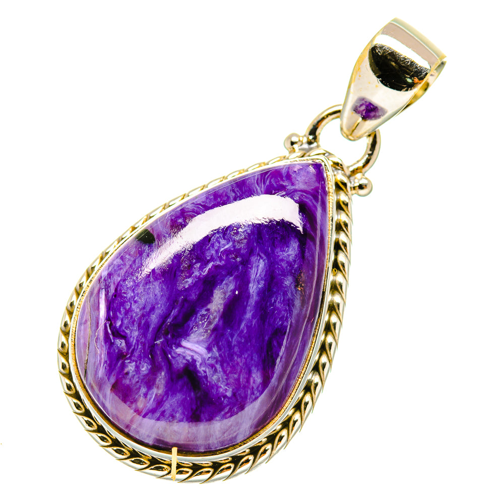 Charoite Pendants handcrafted by Anasilvercos - PD4853