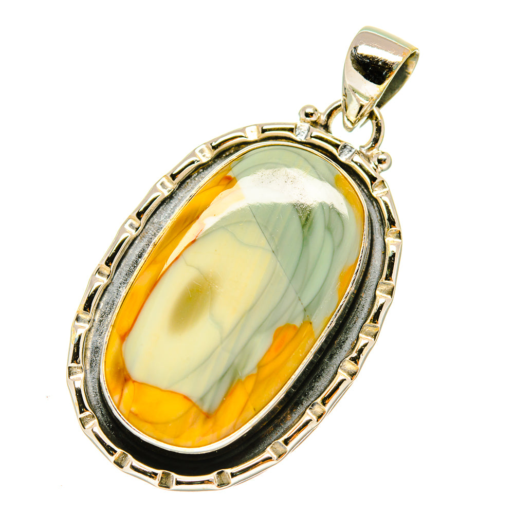 Willow Creek Jasper Pendants handcrafted by Anasilvercos - PD4855