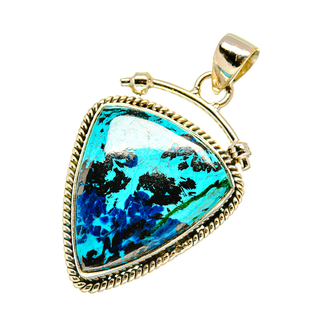 Shattuckite Pendants handcrafted by Anasilvercos - PD4857