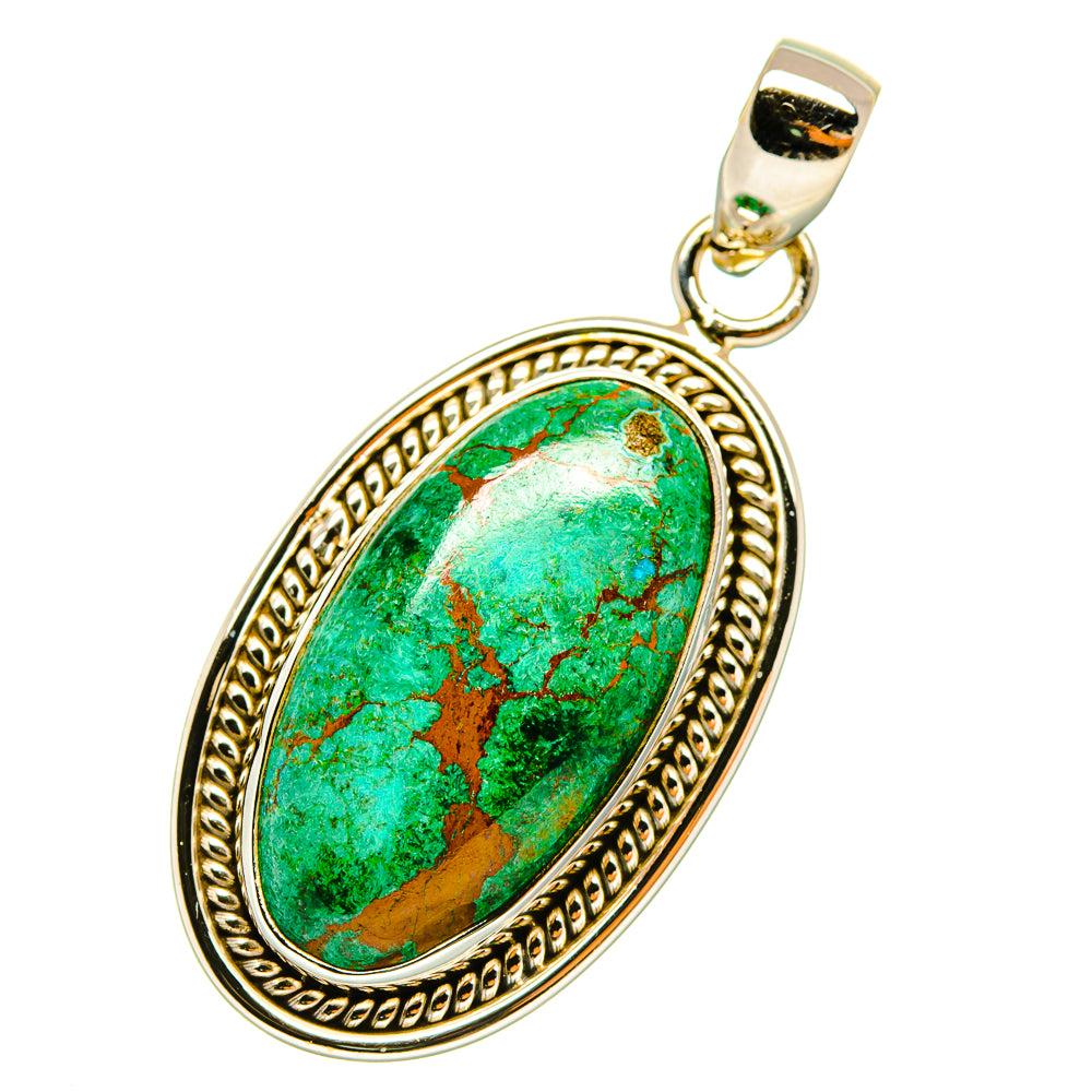 Chrysocolla Pendants handcrafted by Anasilvercos - PD4870