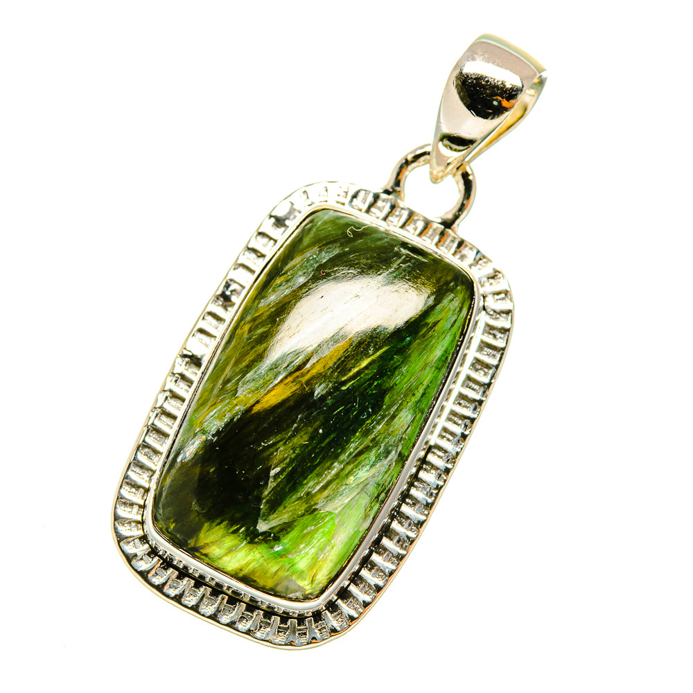 Seraphinite Pendants handcrafted by Anasilvercos - PD4874