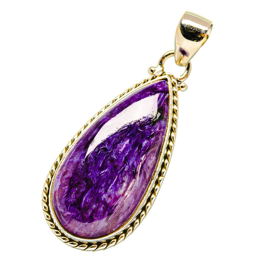 Charoite Pendants handcrafted by Anasilvercos - PD4879