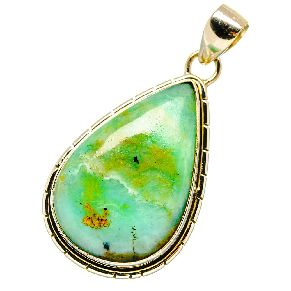 Peruvian Opal Pendants handcrafted by Anasilvercos - PD4890