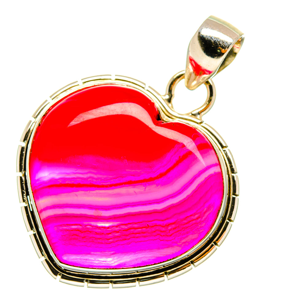 Pink Botswana Agate Pendants handcrafted by Anasilvercos - PD4904