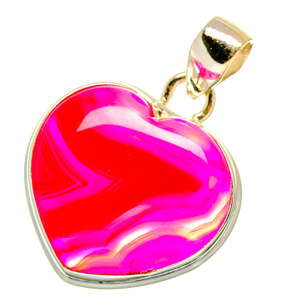 Pink Botswana Agate Pendants handcrafted by Anasilvercos - PD4905