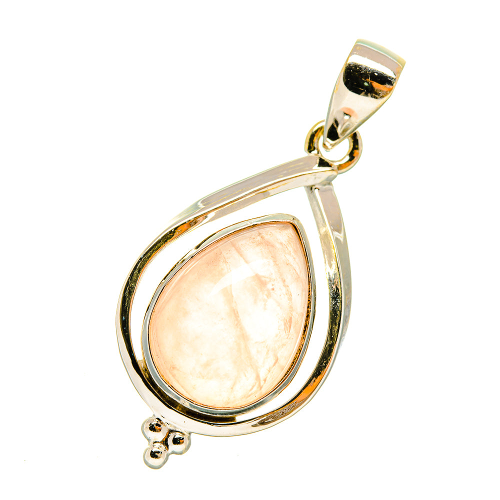 Rose Quartz Pendants handcrafted by Anasilvercos - PD4932