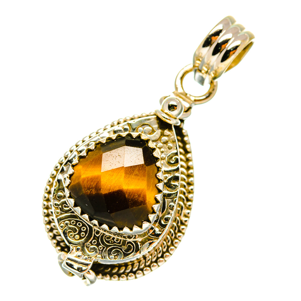 Tiger Eye Pendants handcrafted by Anasilvercos - PD4936
