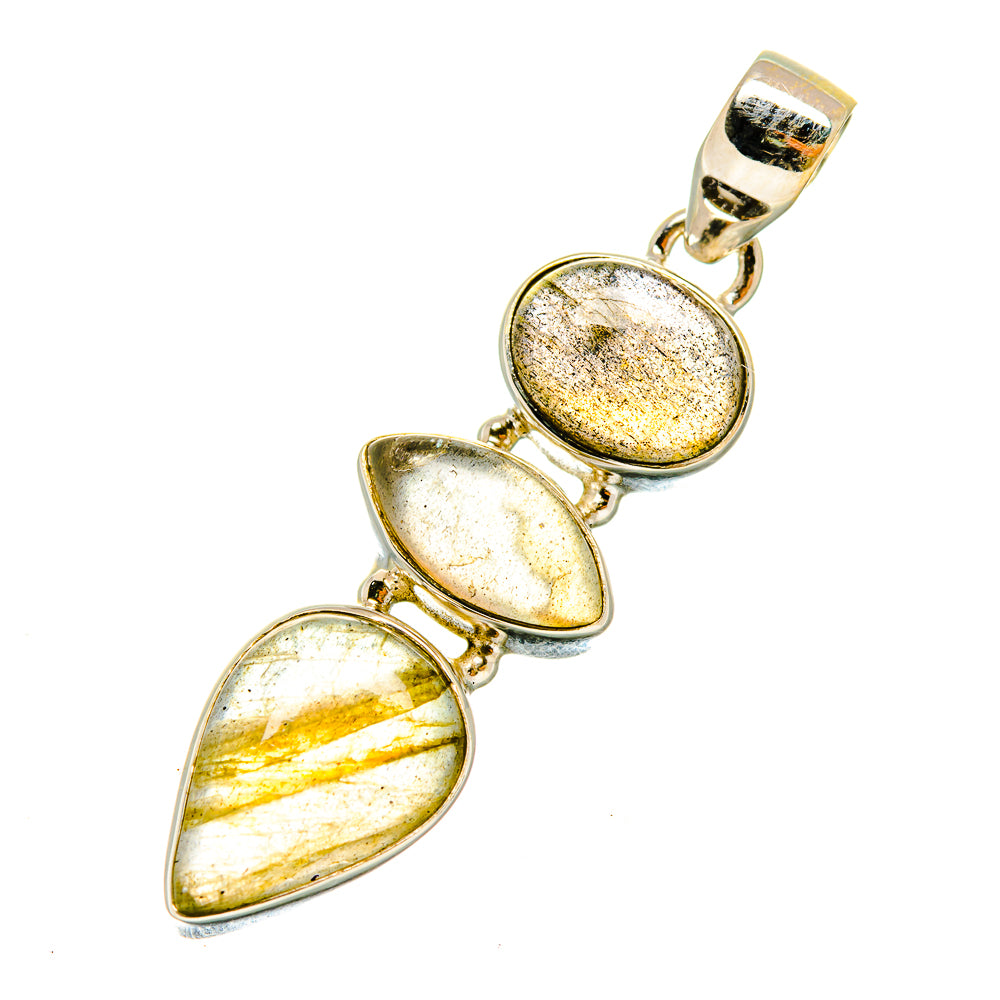Labradorite Pendants handcrafted by Anasilvercos - PD4937 - Photo 2