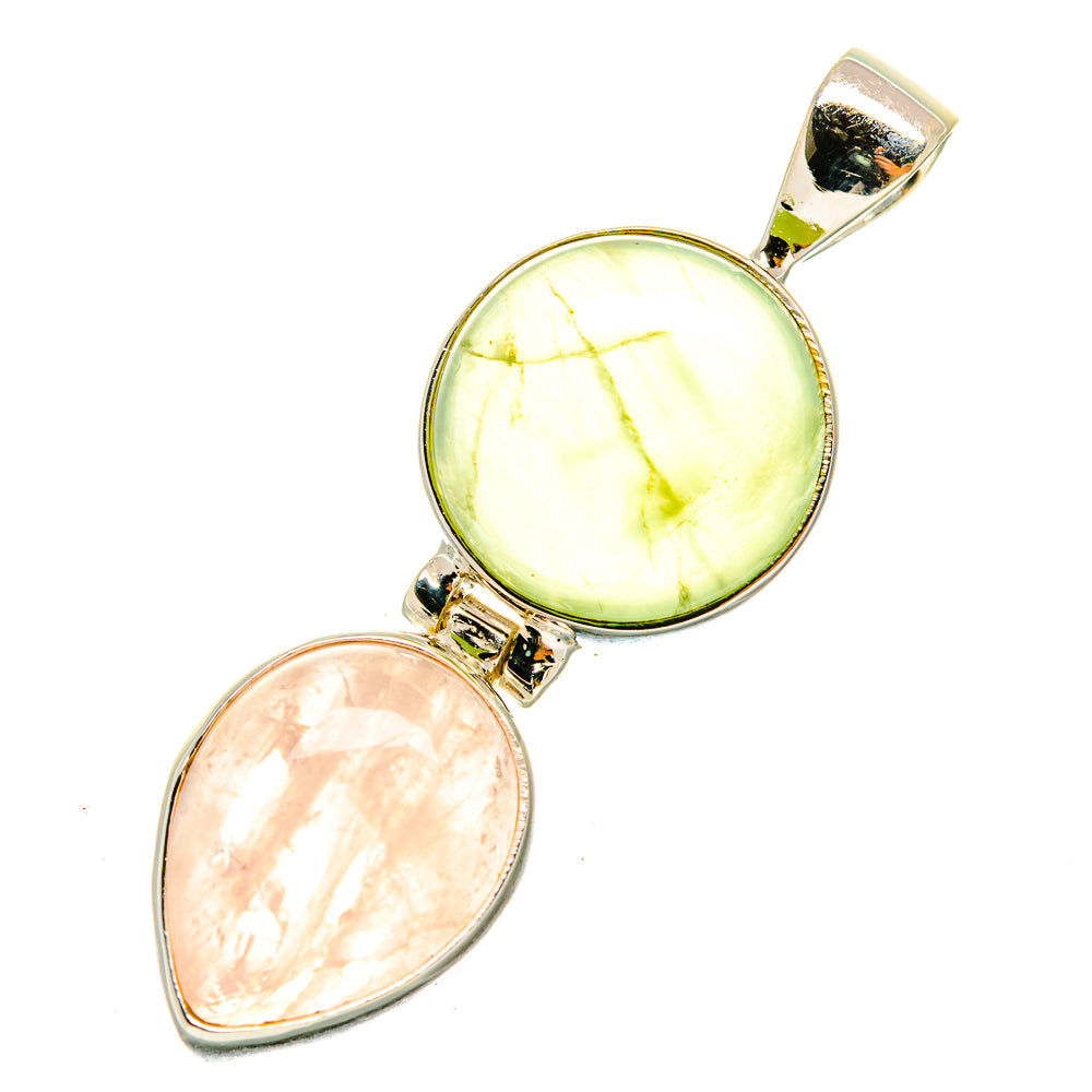Prehnite Pendants handcrafted by Anasilvercos - PD4945