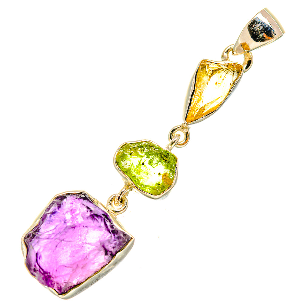 Amethyst Pendants handcrafted by Anasilvercos - PD4972