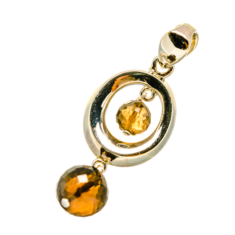 Smoky Quartz Pendants handcrafted by Anasilvercos - PD4977