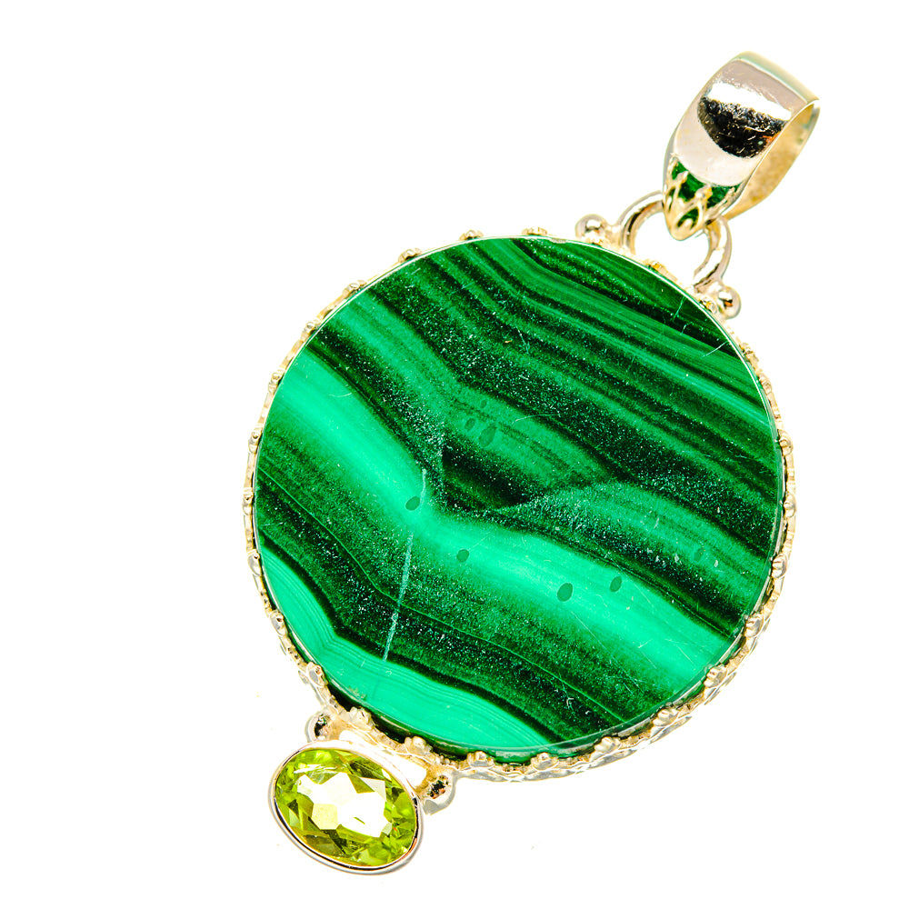 Malachite Pendants handcrafted by Anasilvercos - PD4998