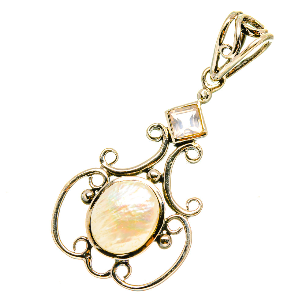 Mother Of Pearl Pendants handcrafted by Anasilvercos - PD5012