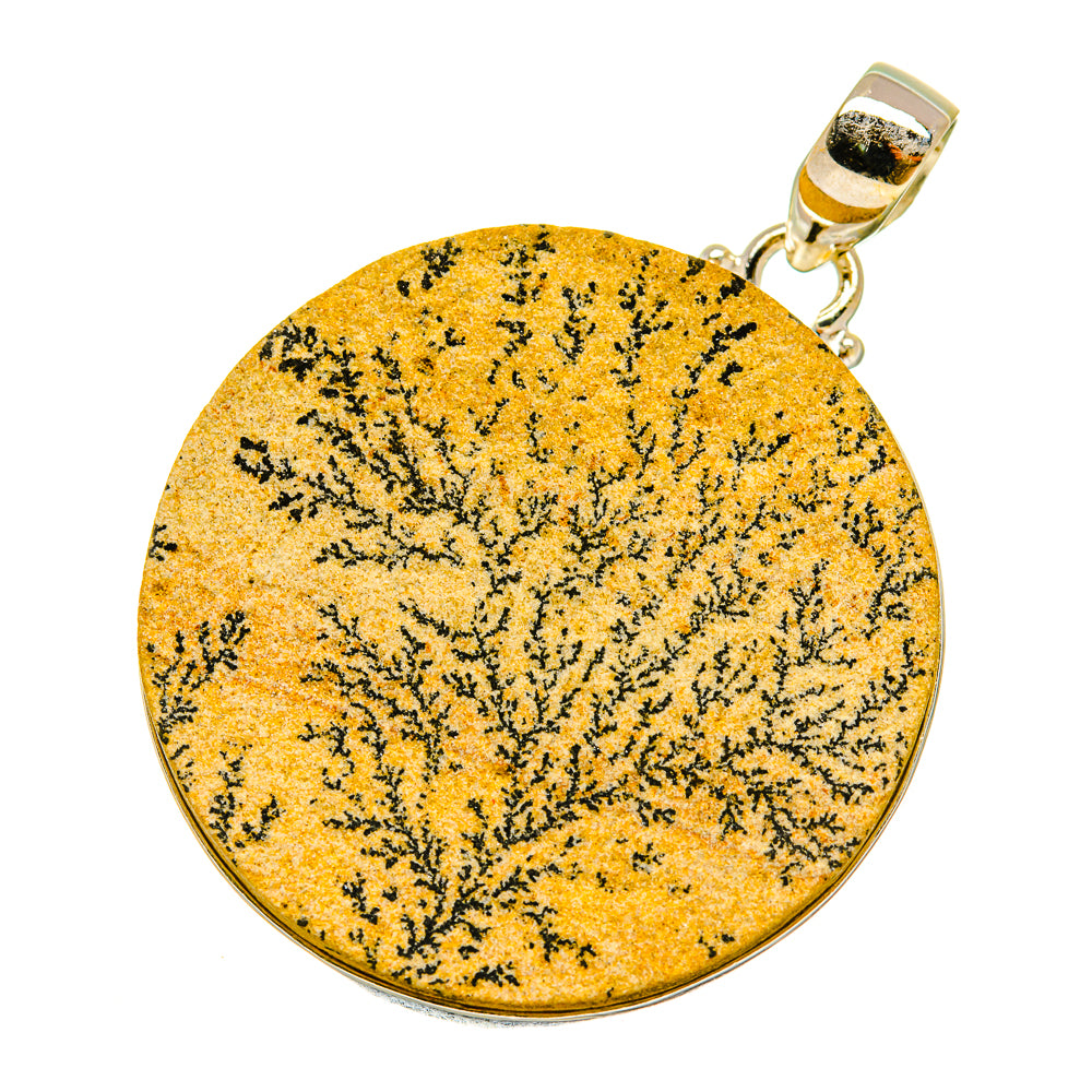 Germany Psilomelane Dendrite Pendants handcrafted by Anasilvercos - PD5022