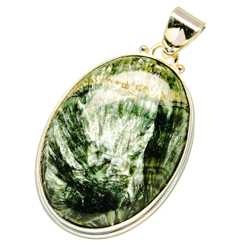 Seraphinite Pendants handcrafted by Anasilvercos - PD5034