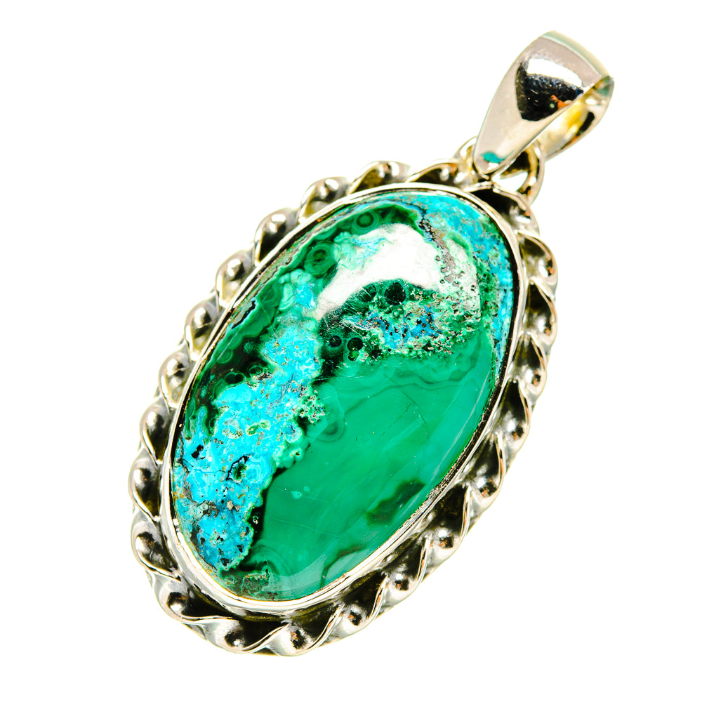 Chrysocolla Pendants handcrafted by Anasilvercos - PD5035