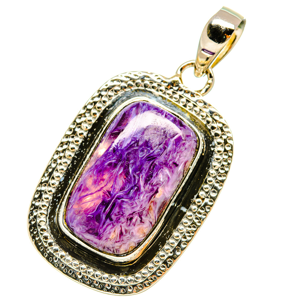 Charoite Pendants handcrafted by Anasilvercos - PD5036