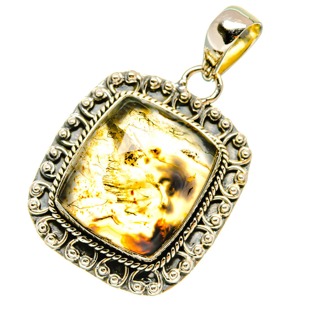 Montana Agate Pendants handcrafted by Anasilvercos - PD5046