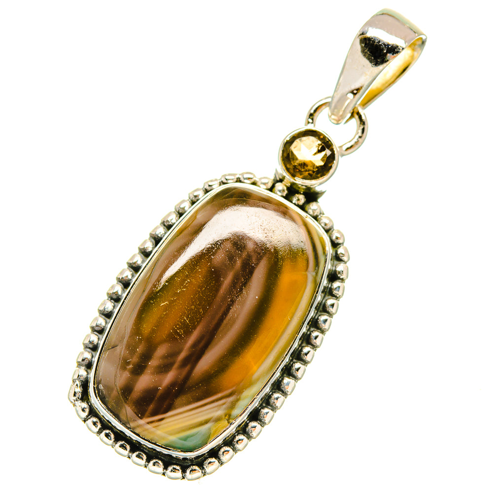 Willow Creek Jasper Pendants handcrafted by Anasilvercos - PD5055