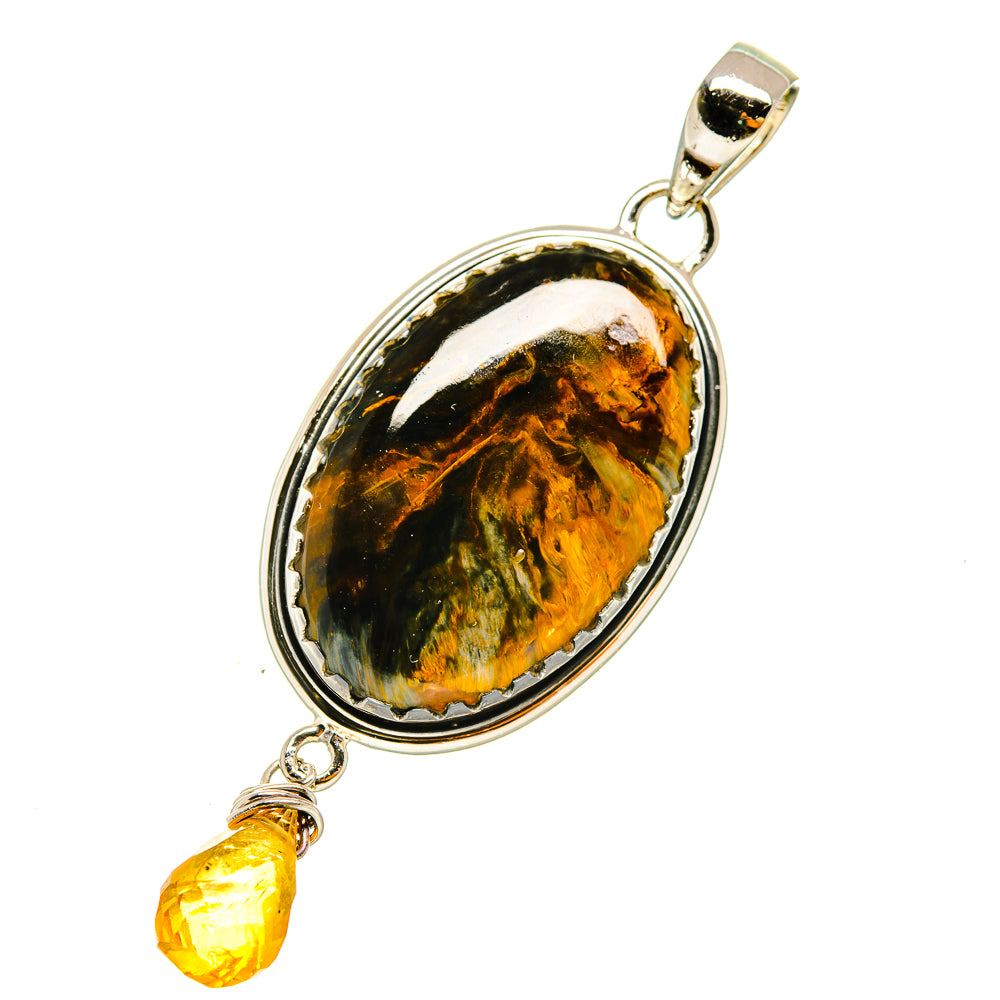 Pietersite Pendants handcrafted by Anasilvercos - PD5057