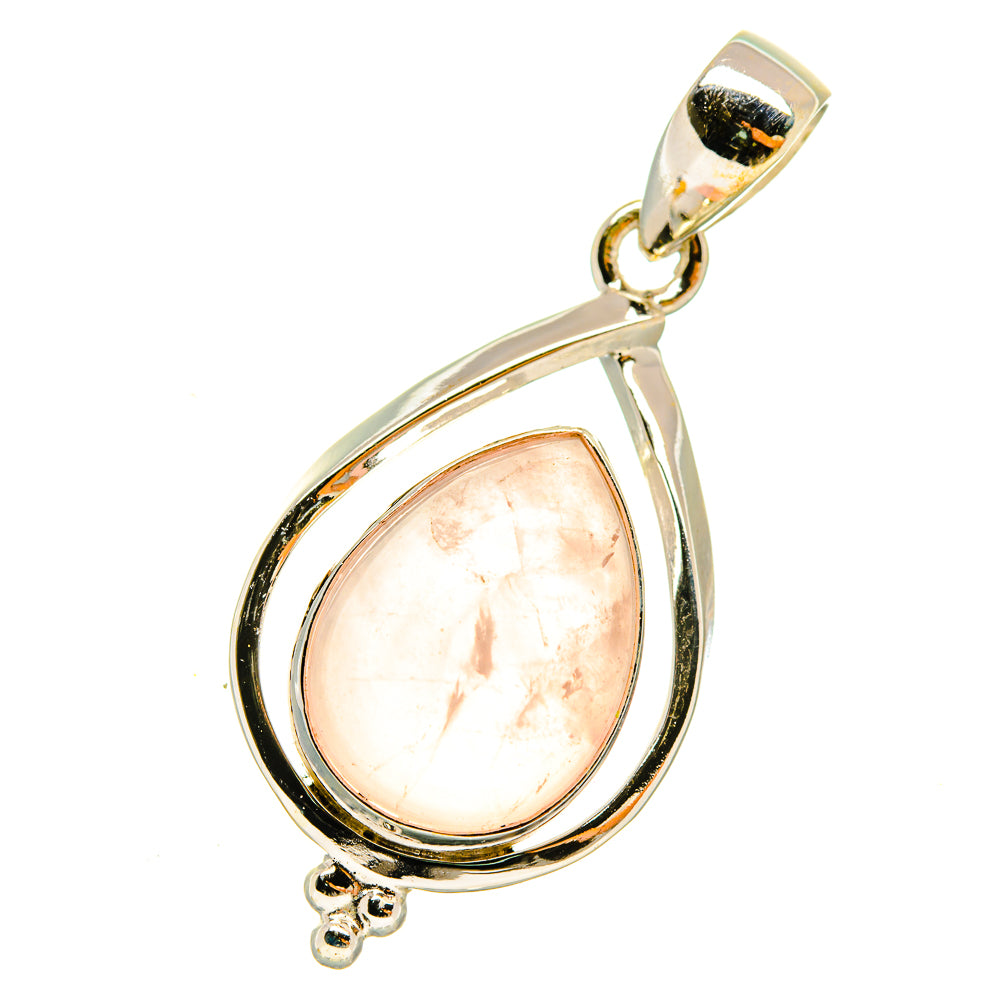 Rose Quartz Pendants handcrafted by Anasilvercos - PD5061